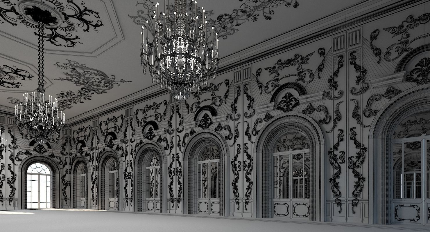 Classic Interior 313 3D model_6