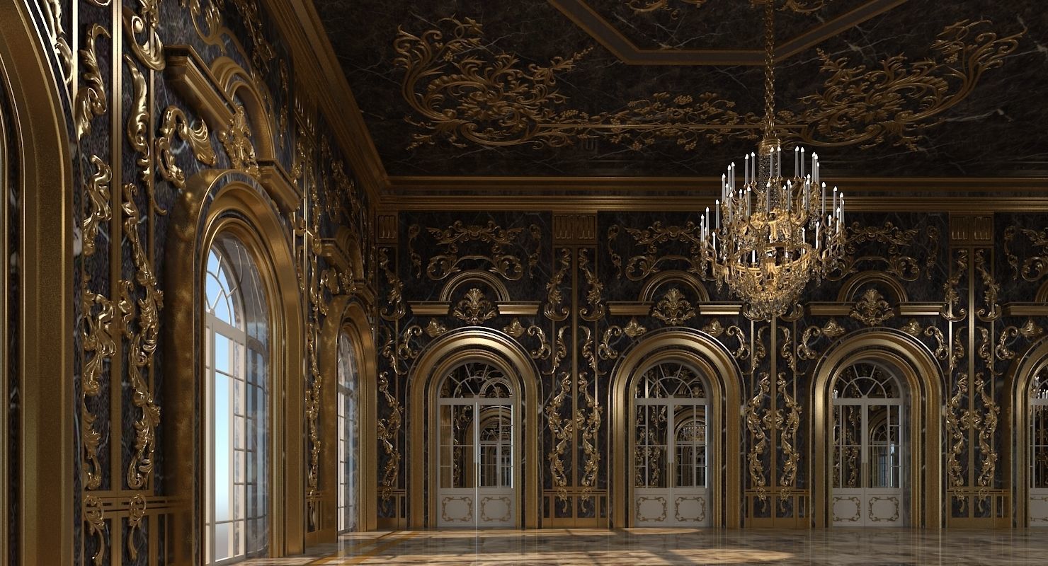 Classic Interior 313 3D model_4