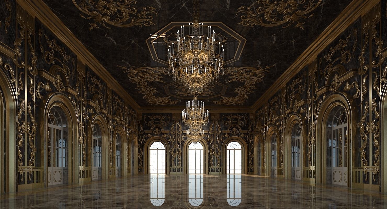 Classic Interior 313 3D model_1