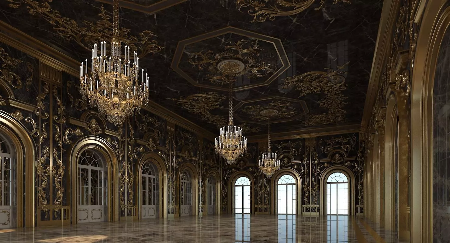 Classic Interior 313 3D model_0