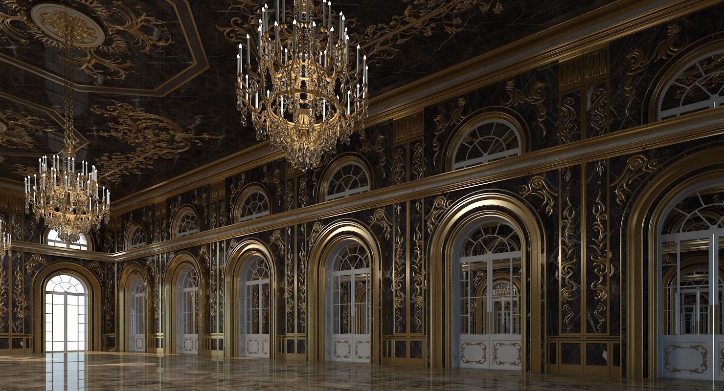 Classic Interior 314 3D model_5