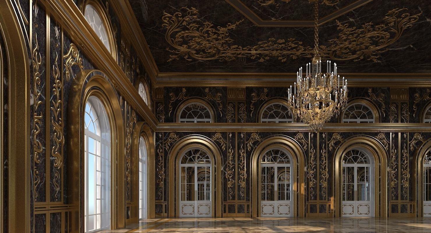 Classic Interior 314 3D model_4