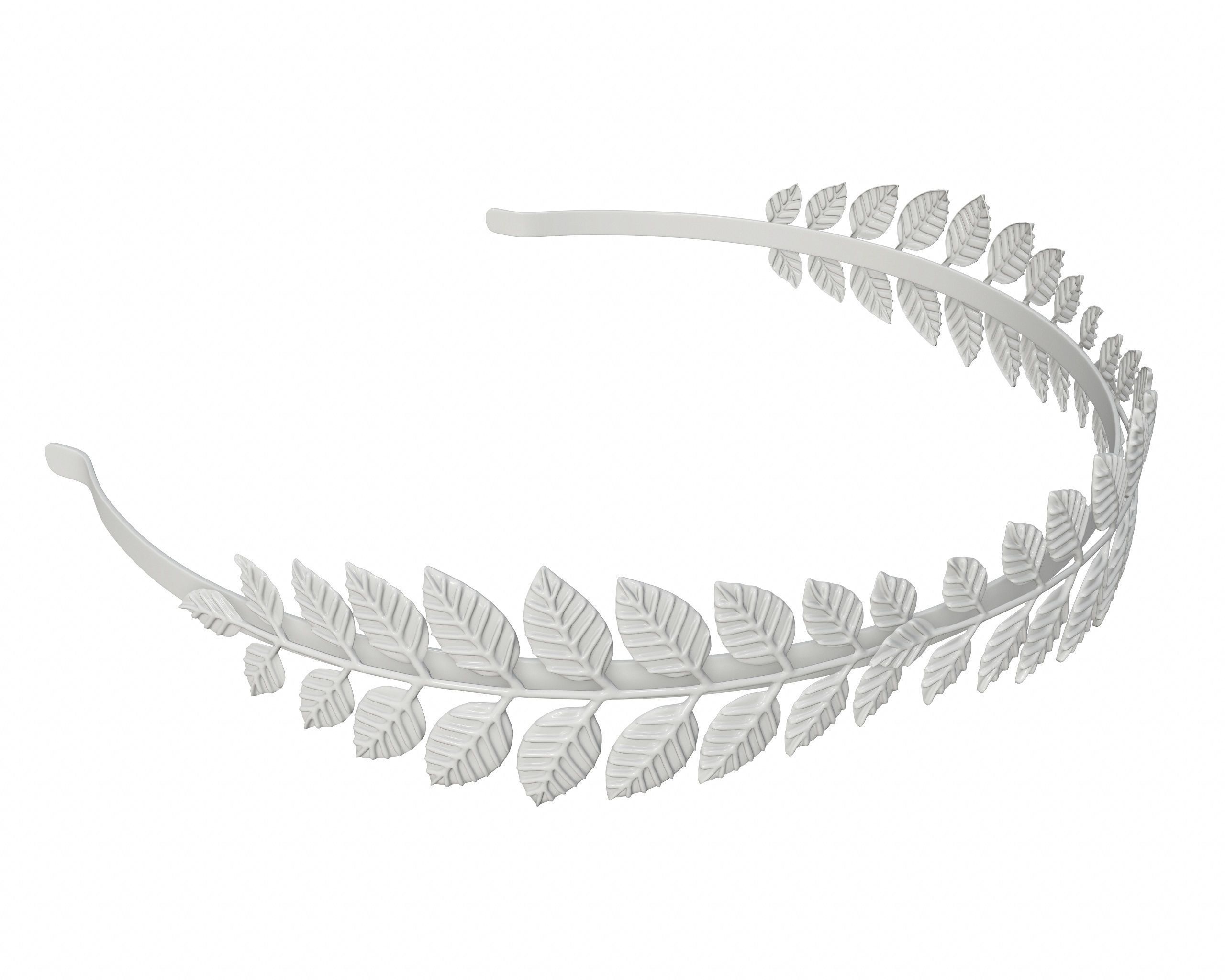 Laurel wreath headband 3D model_5