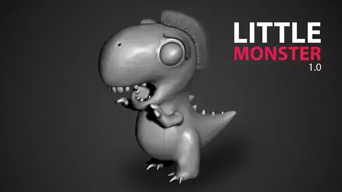 Little monster 3D model