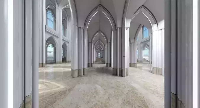 3D Futuristic Interior 323