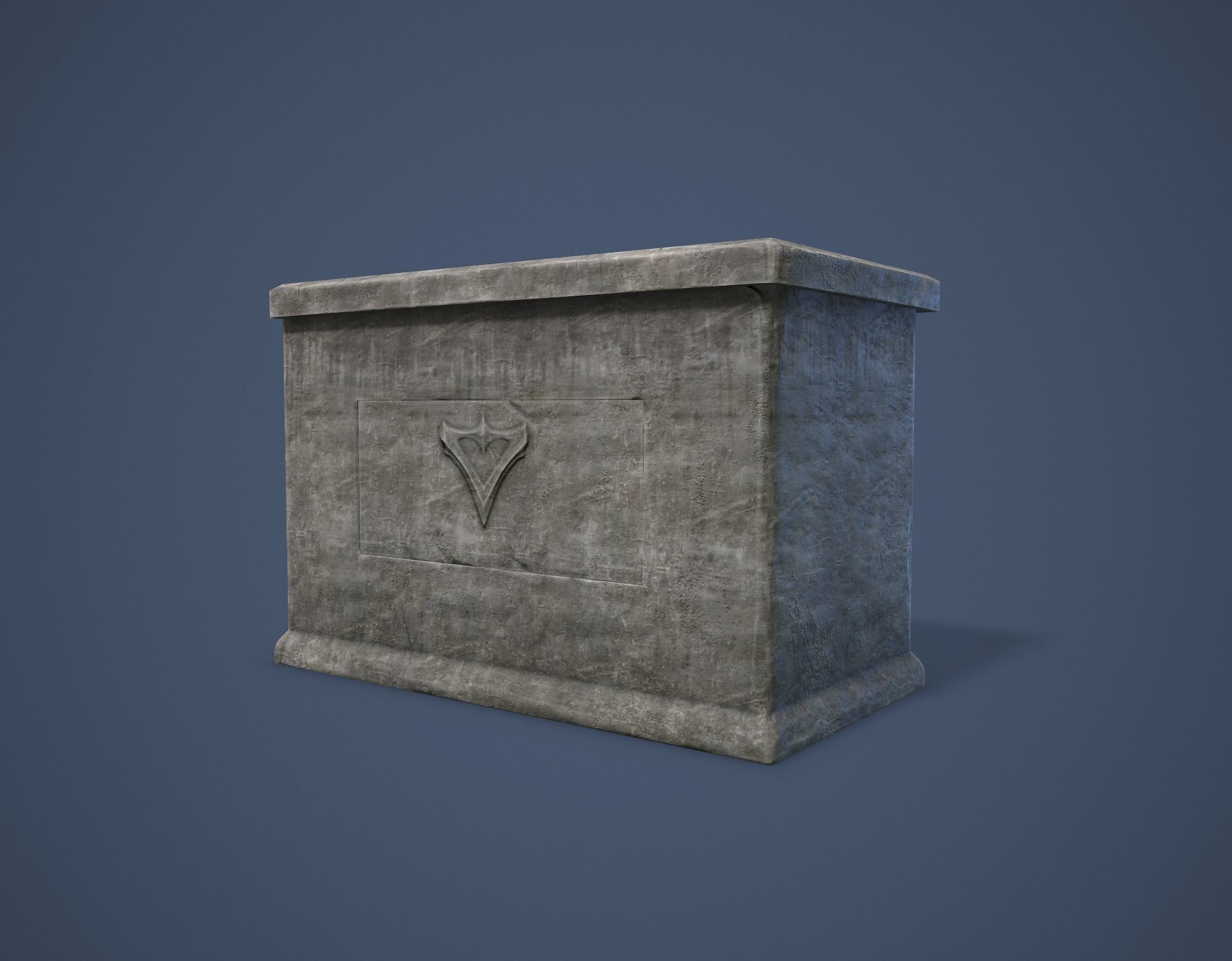 Altar Low-poly 3D model_5