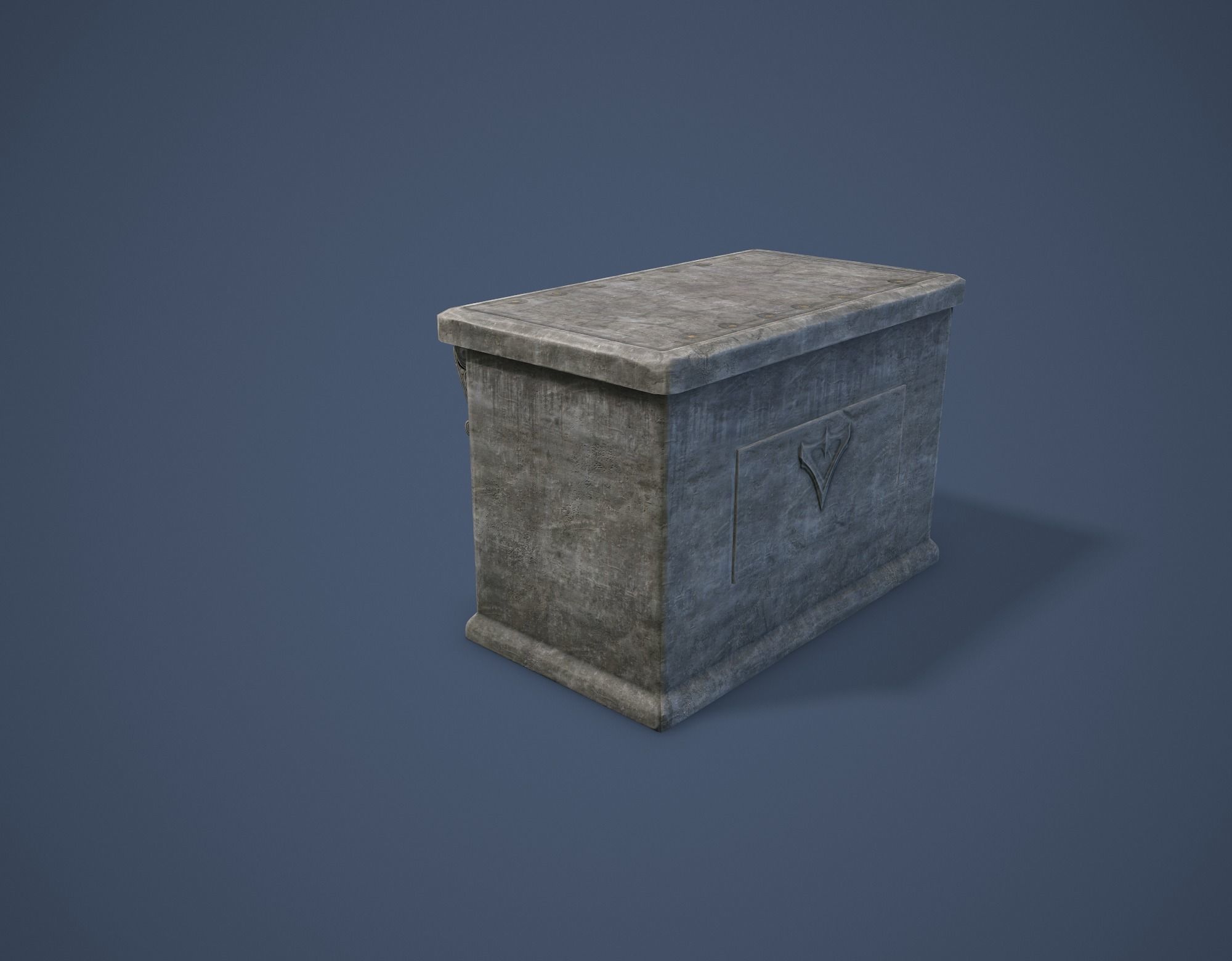 Altar Low-poly 3D model_1