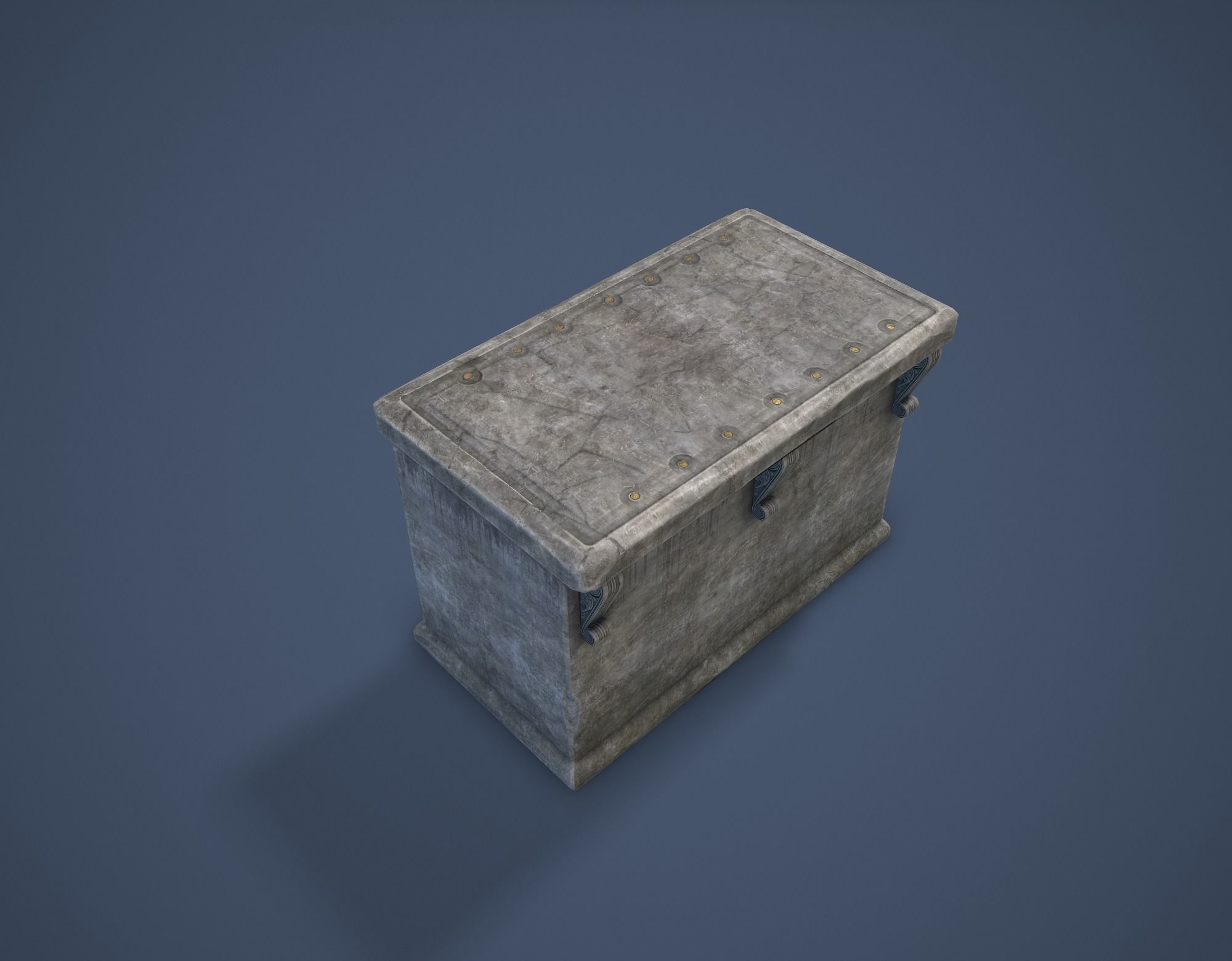 Altar Low-poly 3D model_9