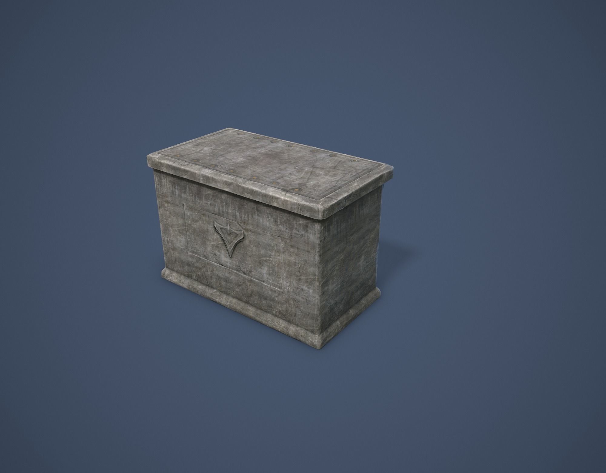 Altar Low-poly 3D model_4