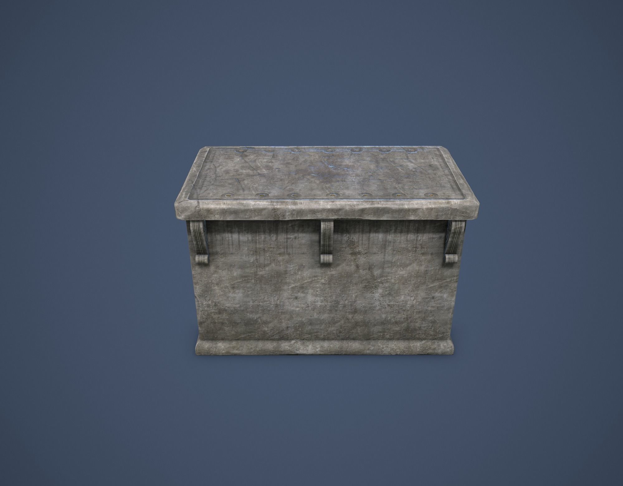 Altar Low-poly 3D model_10