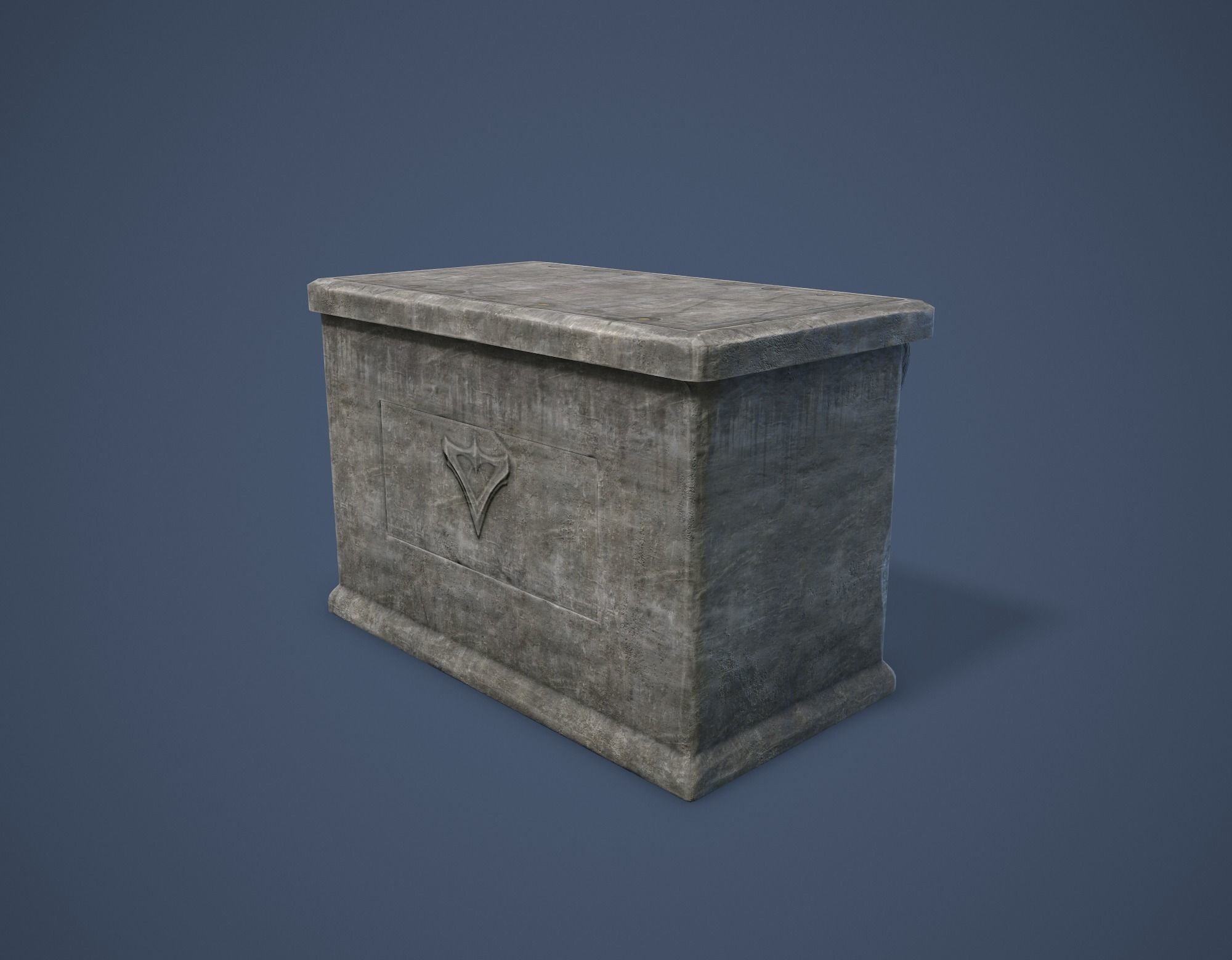 Altar Low-poly 3D model_7