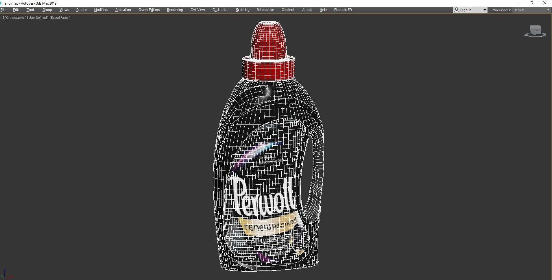 Washing liquid Free low-poly 3D model_3