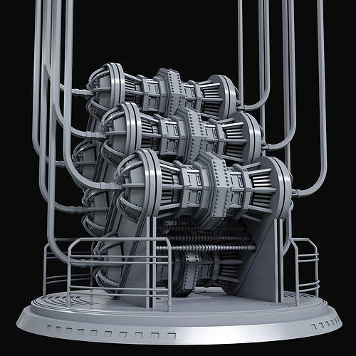 GENERATOR futuristic machine 3D model