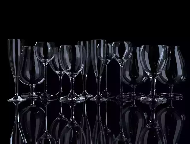 Glassware Collection wine glasses