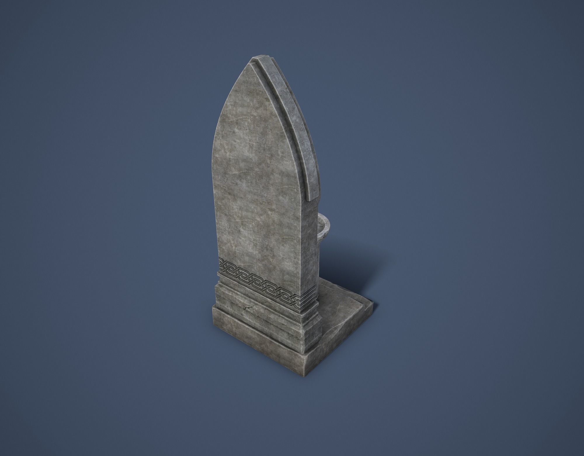 Road Altar Low-poly 3D model_5