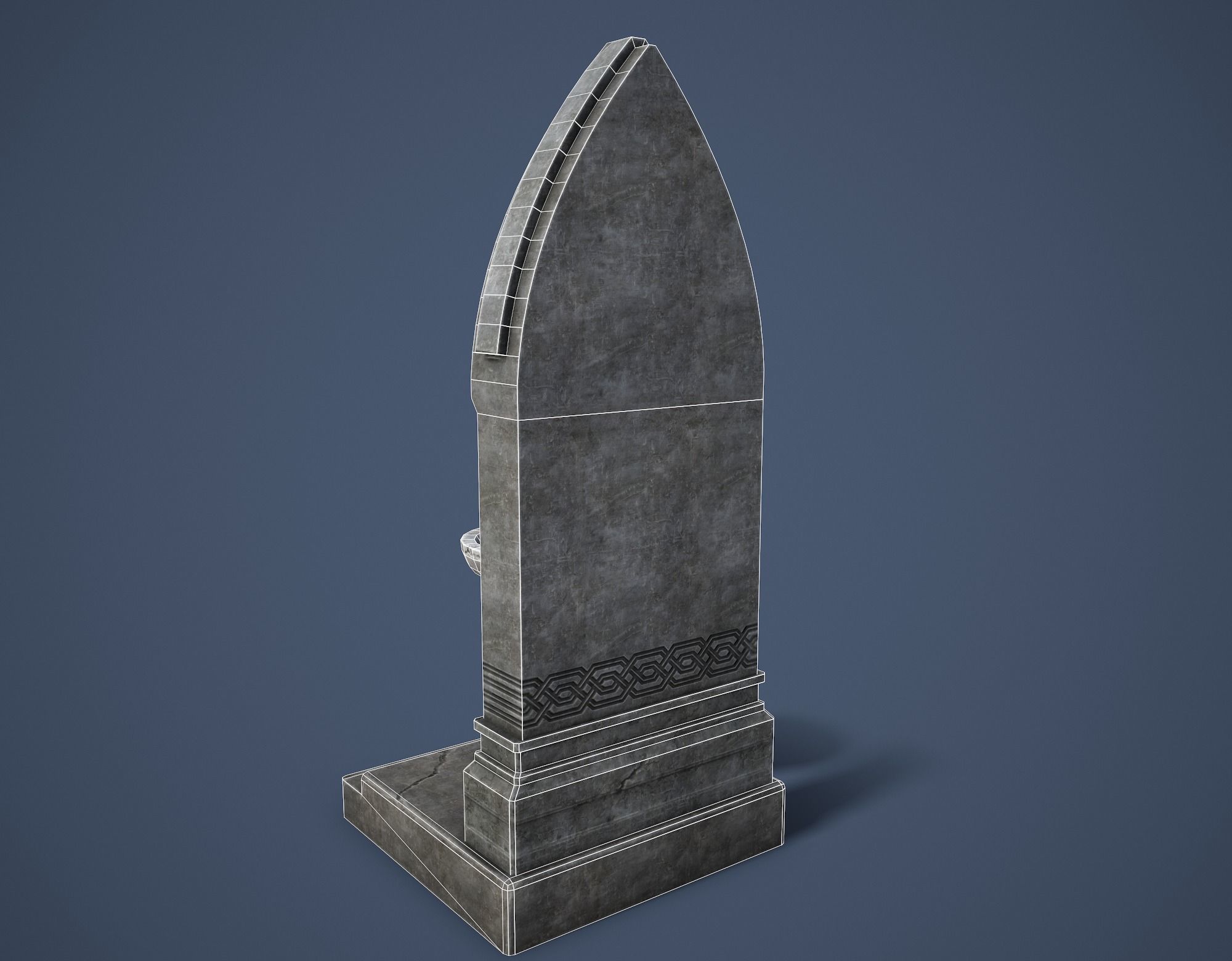 Road Altar Low-poly 3D model_21