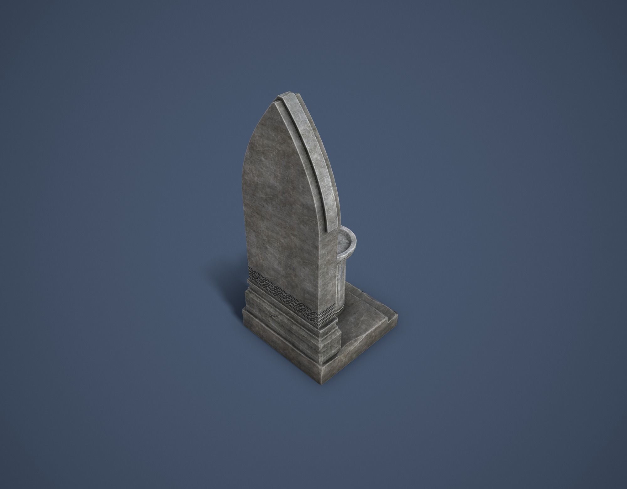 Road Altar Low-poly 3D model_18