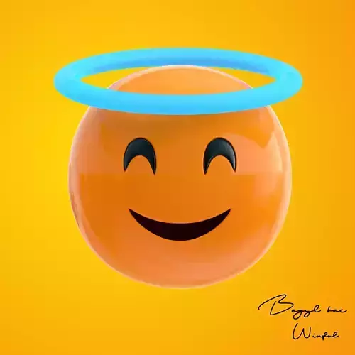 Emoji Angel 3D model