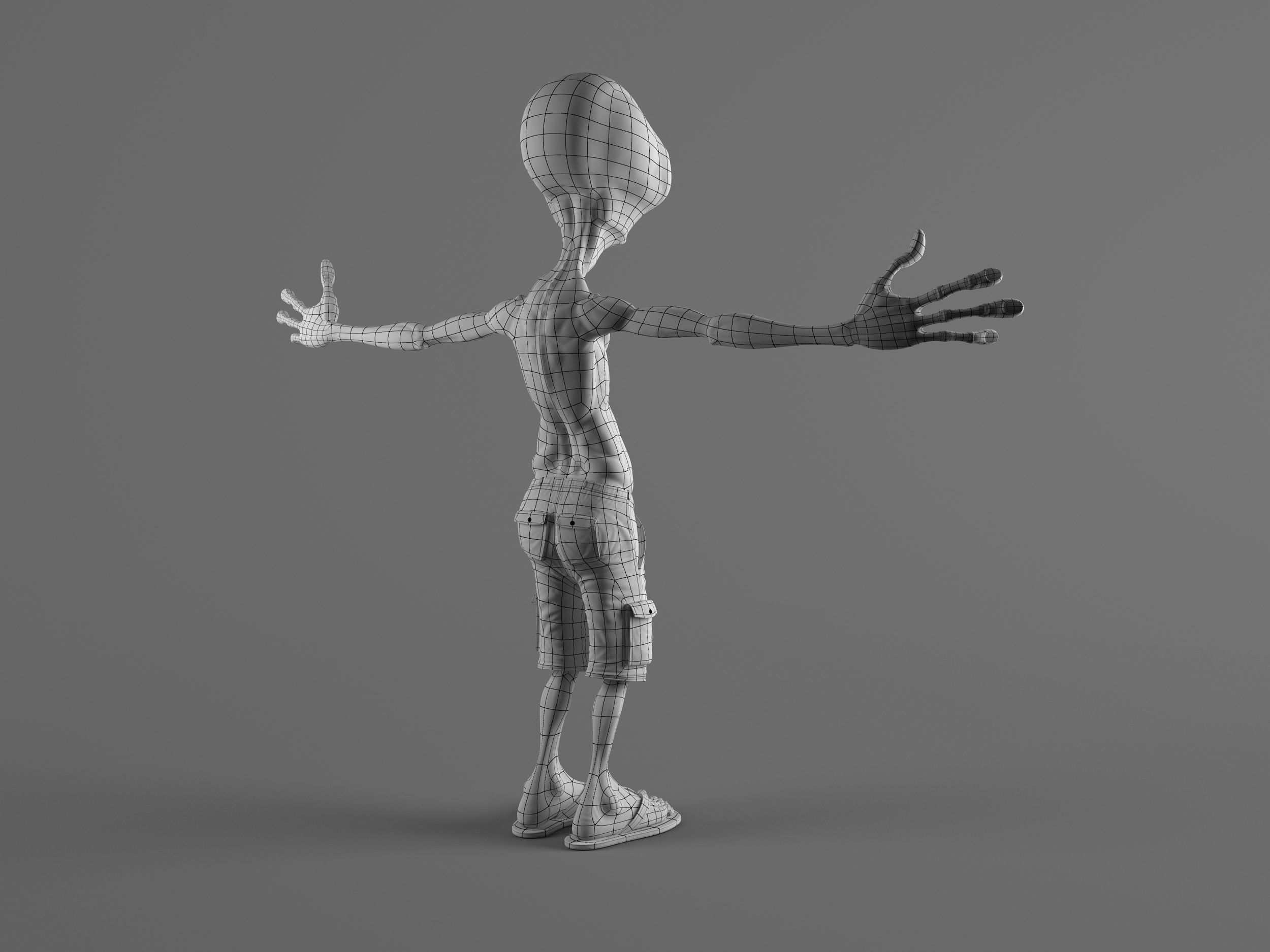 Alien Paul   3D model_3