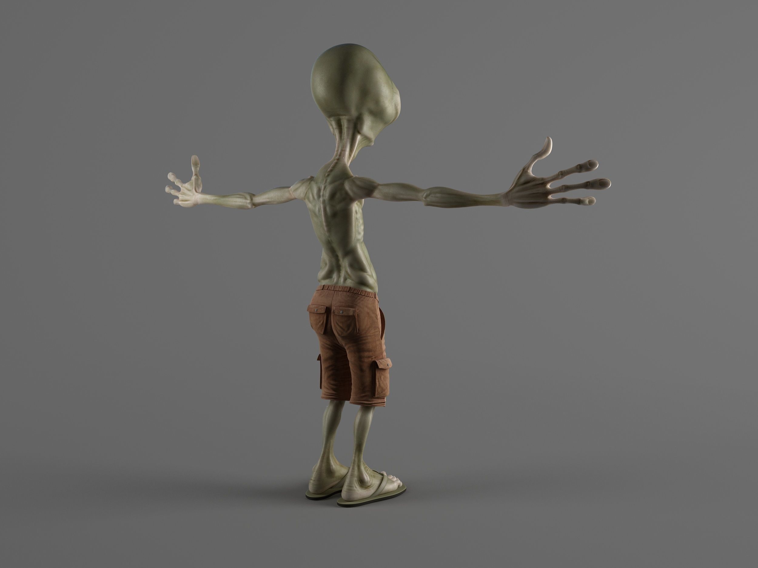 Alien Paul   3D model_1