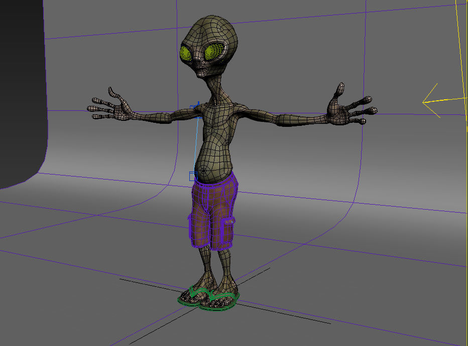 Alien Paul   3D model_4