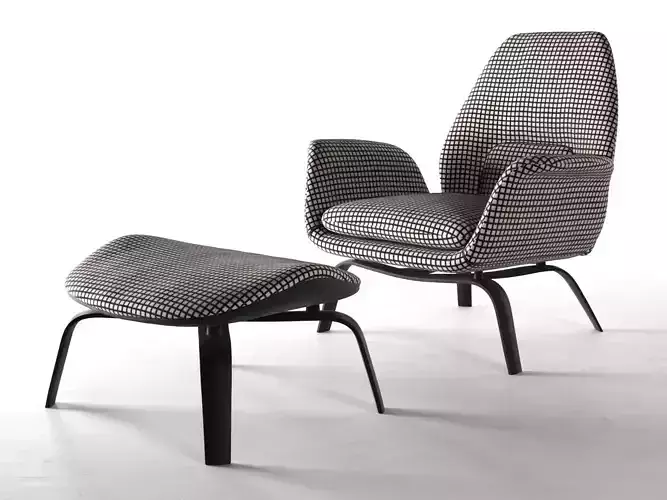 Gilliam Armchair and Footstool