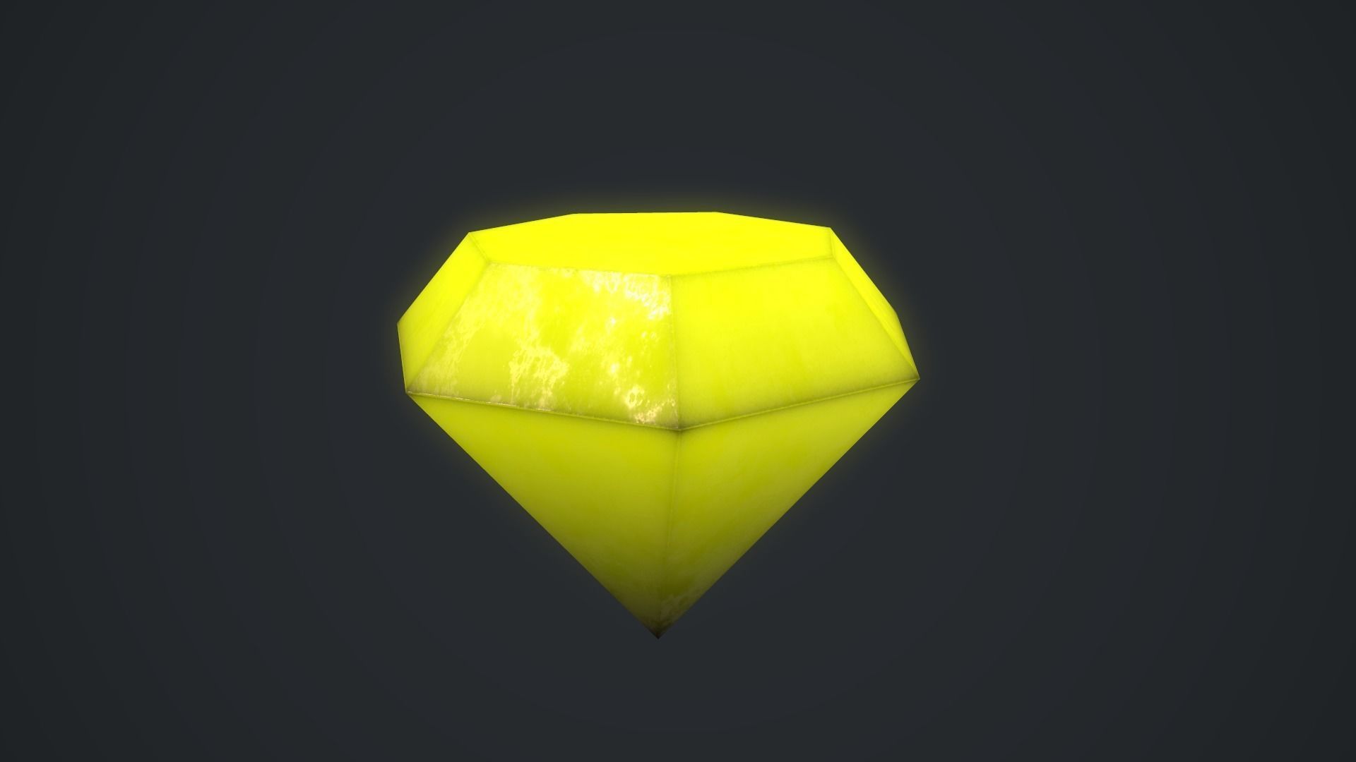 Diamond Ruby Low-poly 3D model_7