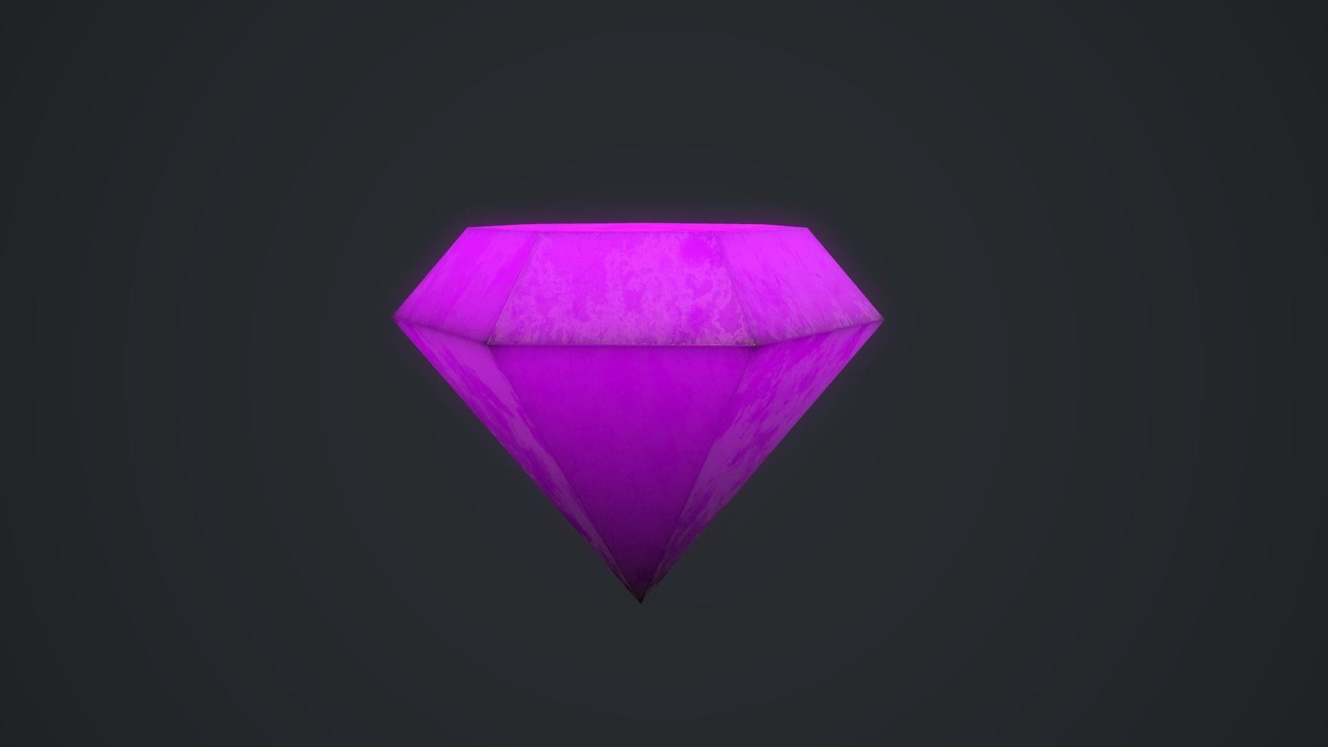 Diamond Ruby Low-poly 3D model_12