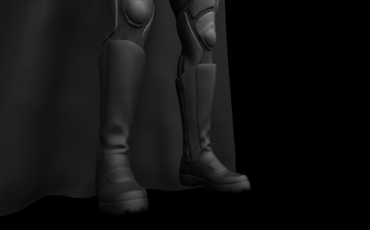 BATMAN from knight rises Low-poly 3D model_6