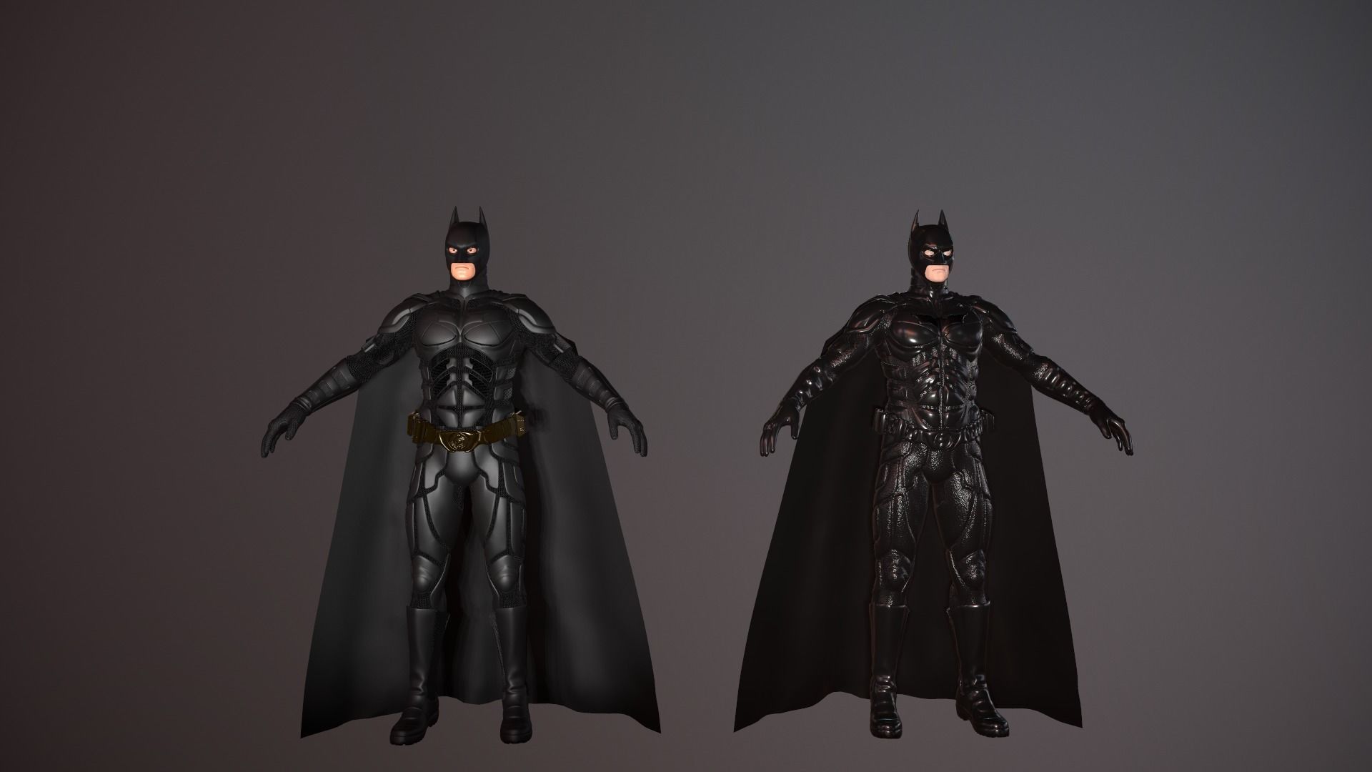 BATMAN from knight rises Low-poly 3D model_4