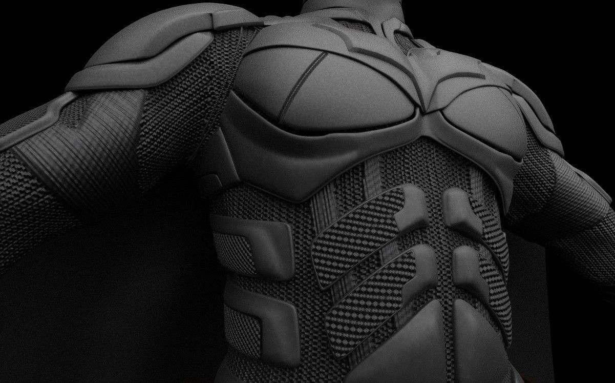 BATMAN from knight rises Low-poly 3D model_8