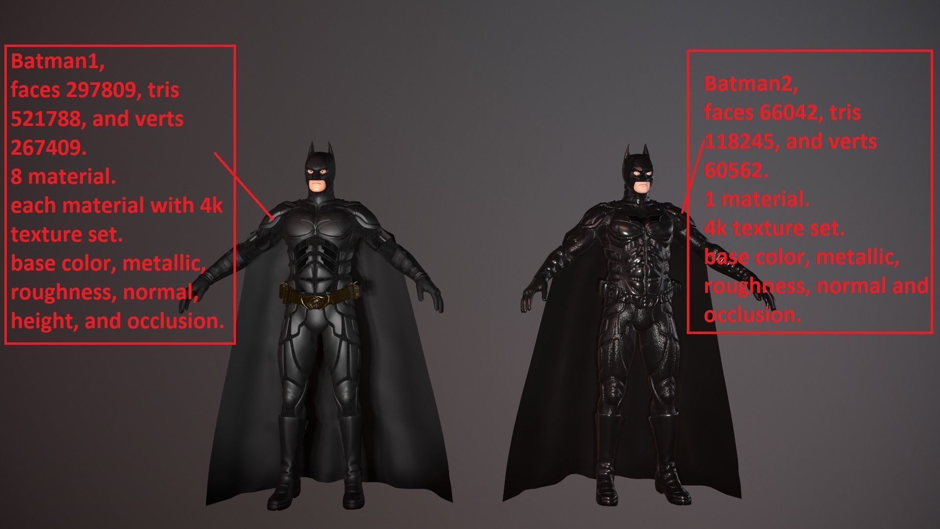 BATMAN from knight rises Low-poly 3D model_3