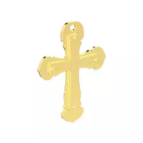 Double cross pendant