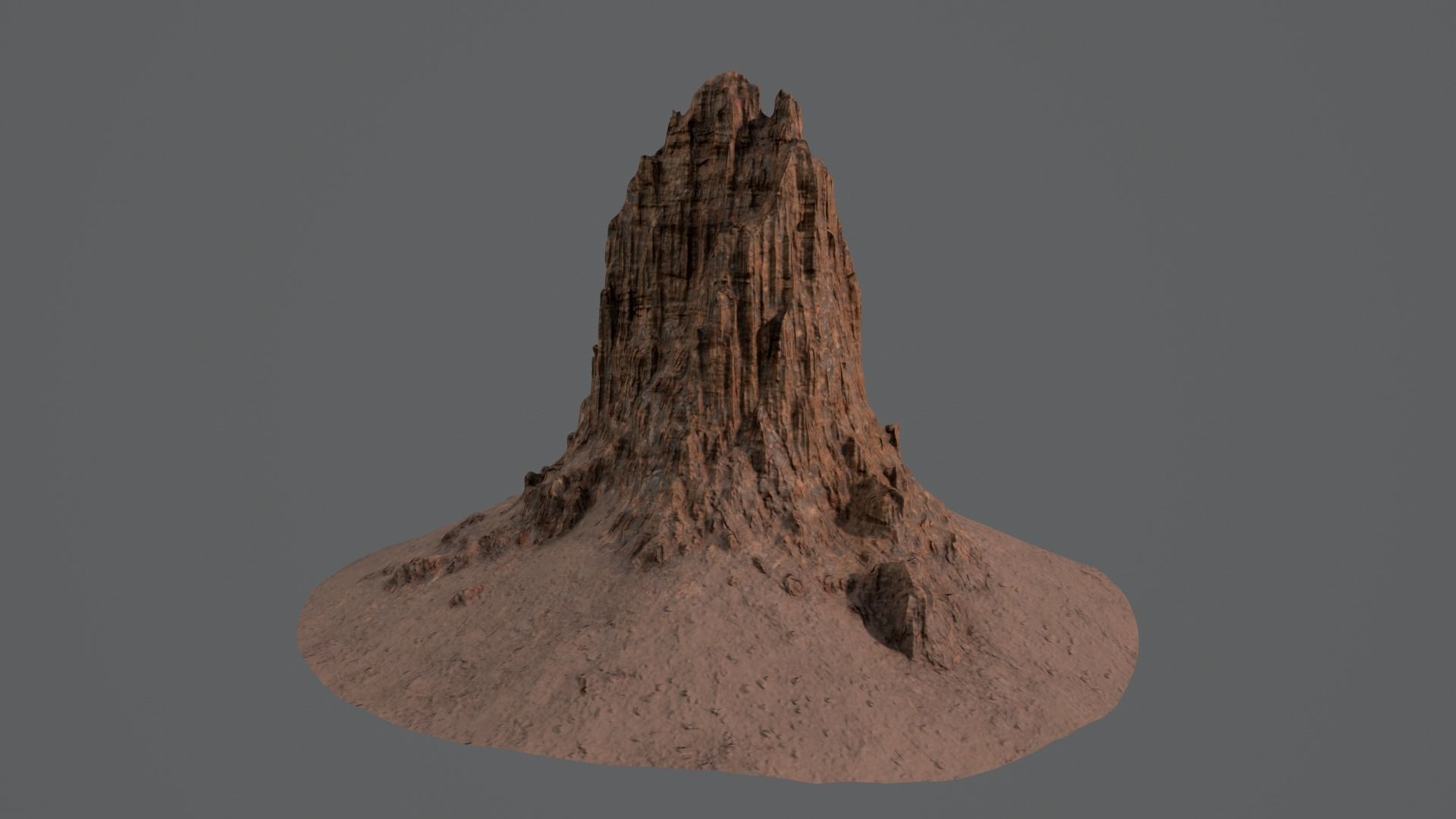 CANYON HILL 2 Game Ready Low-poly 3D model_5