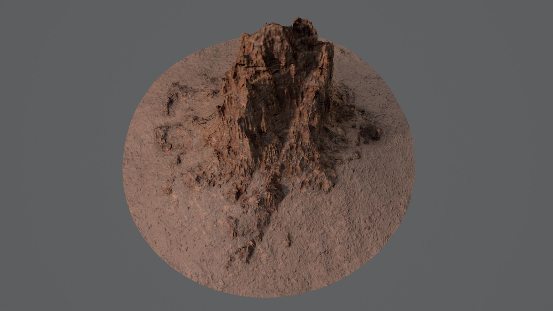 CANYON HILL 2 Game Ready Low-poly 3D model_17