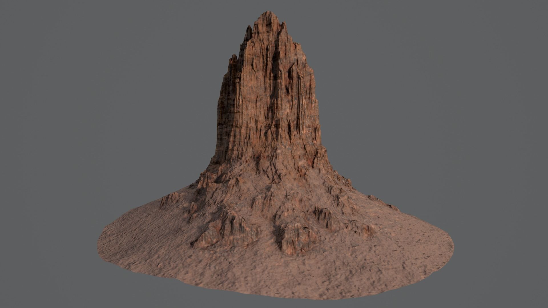 CANYON HILL 2 Game Ready Low-poly 3D model_4