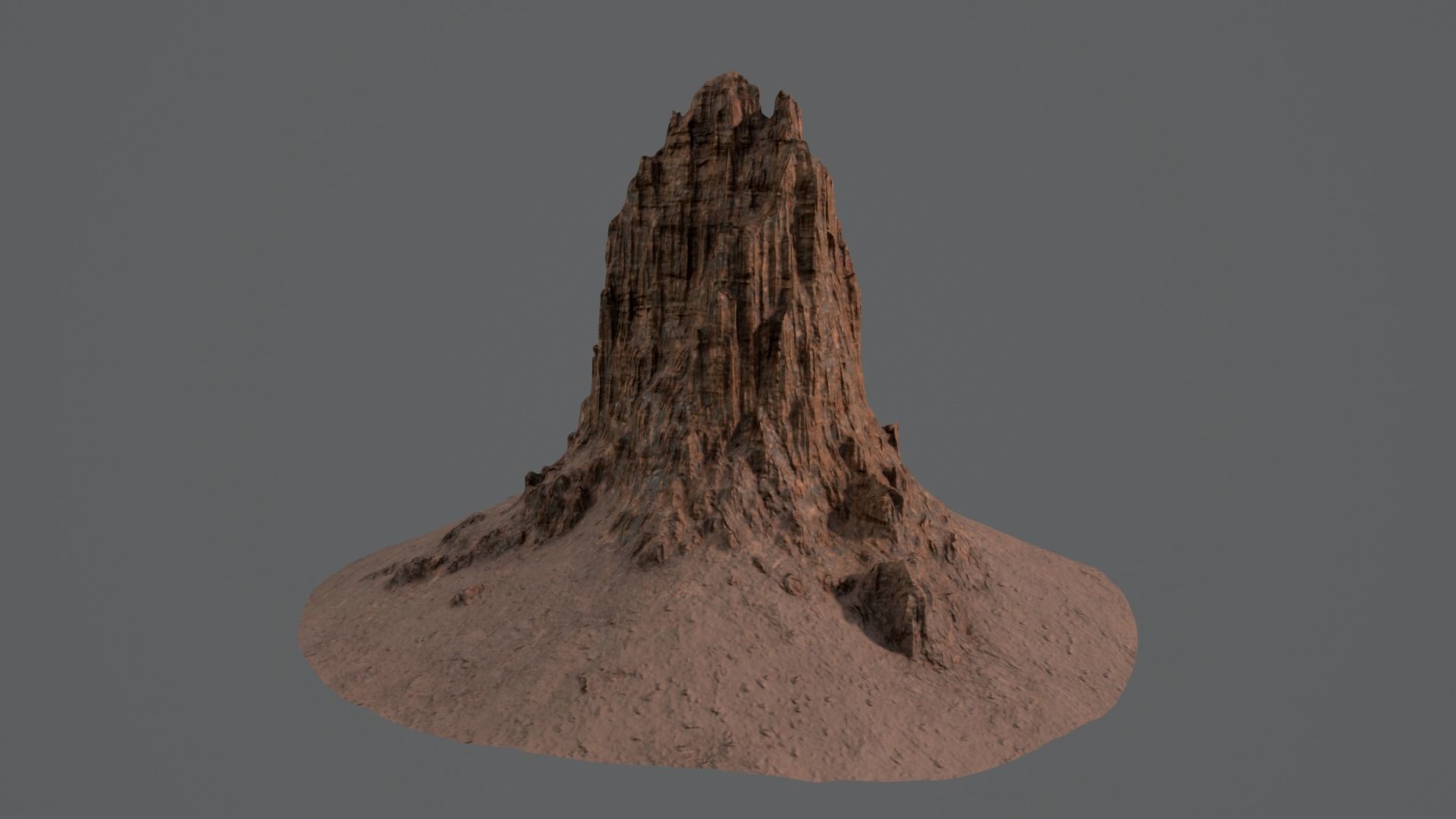 CANYON HILL 2 Game Ready Low-poly 3D model_9