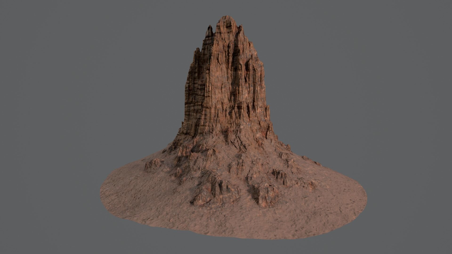 CANYON HILL 2 Game Ready Low-poly 3D model_8