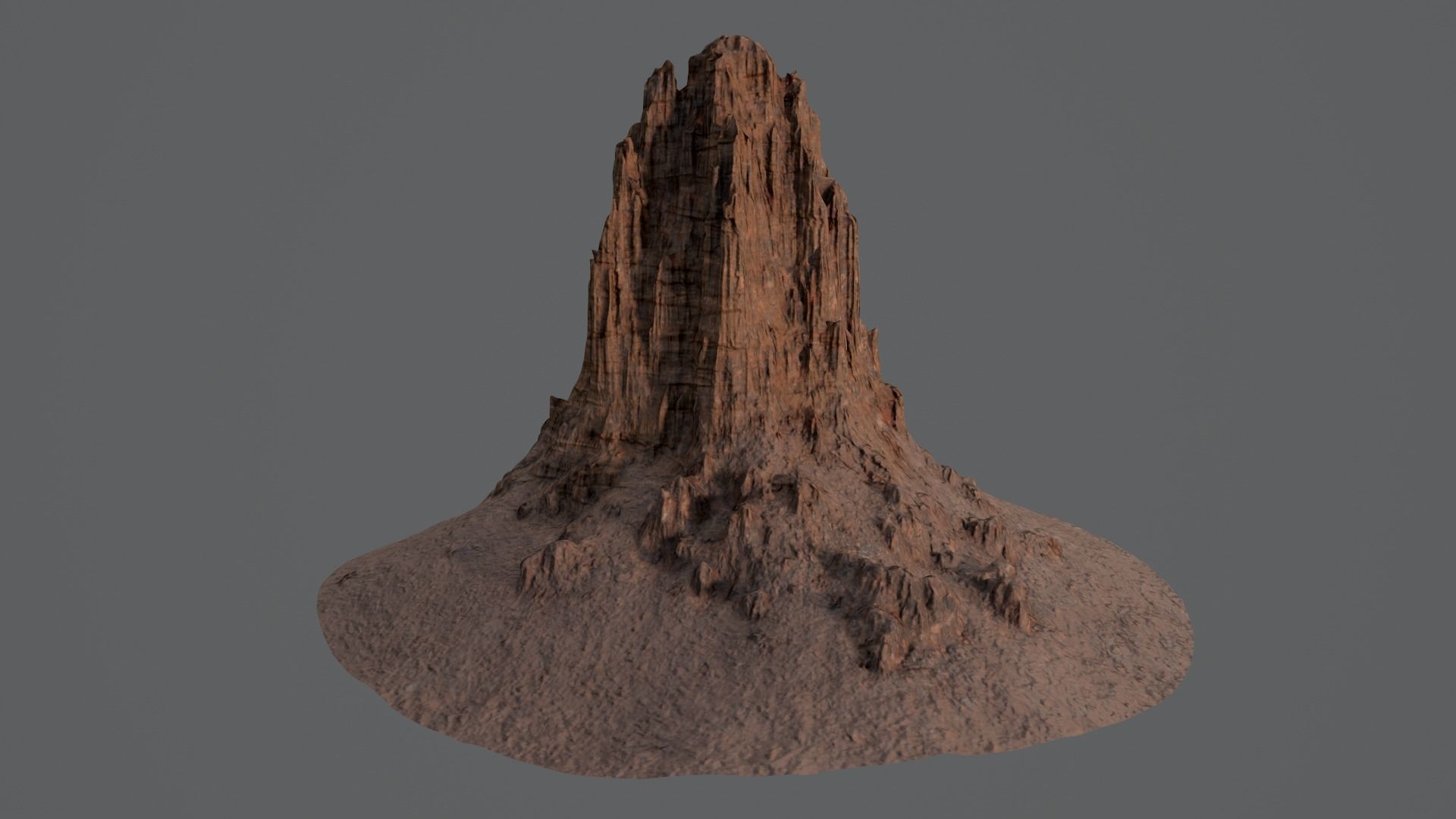 CANYON HILL 2 Game Ready Low-poly 3D model_13