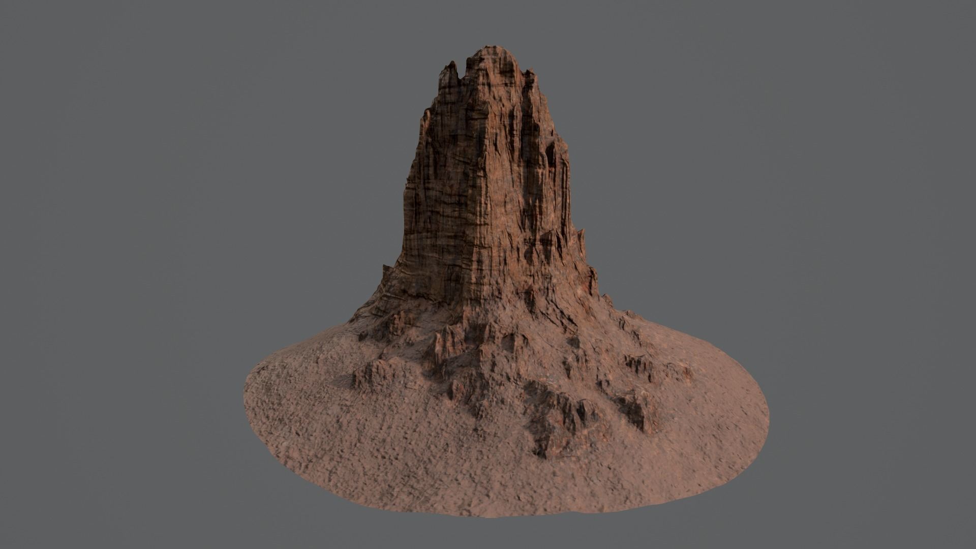 CANYON HILL 2 Game Ready Low-poly 3D model_10