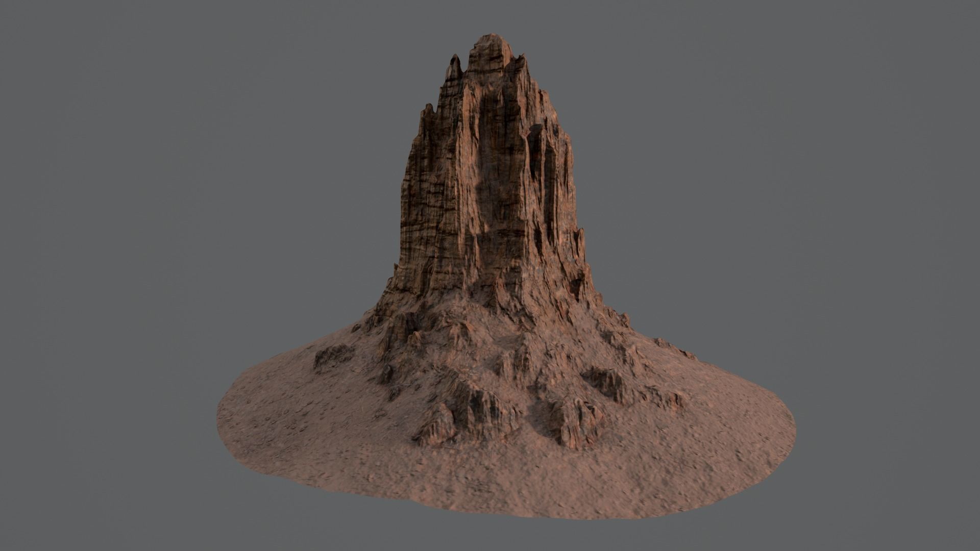 CANYON HILL 2 Game Ready Low-poly 3D model_14