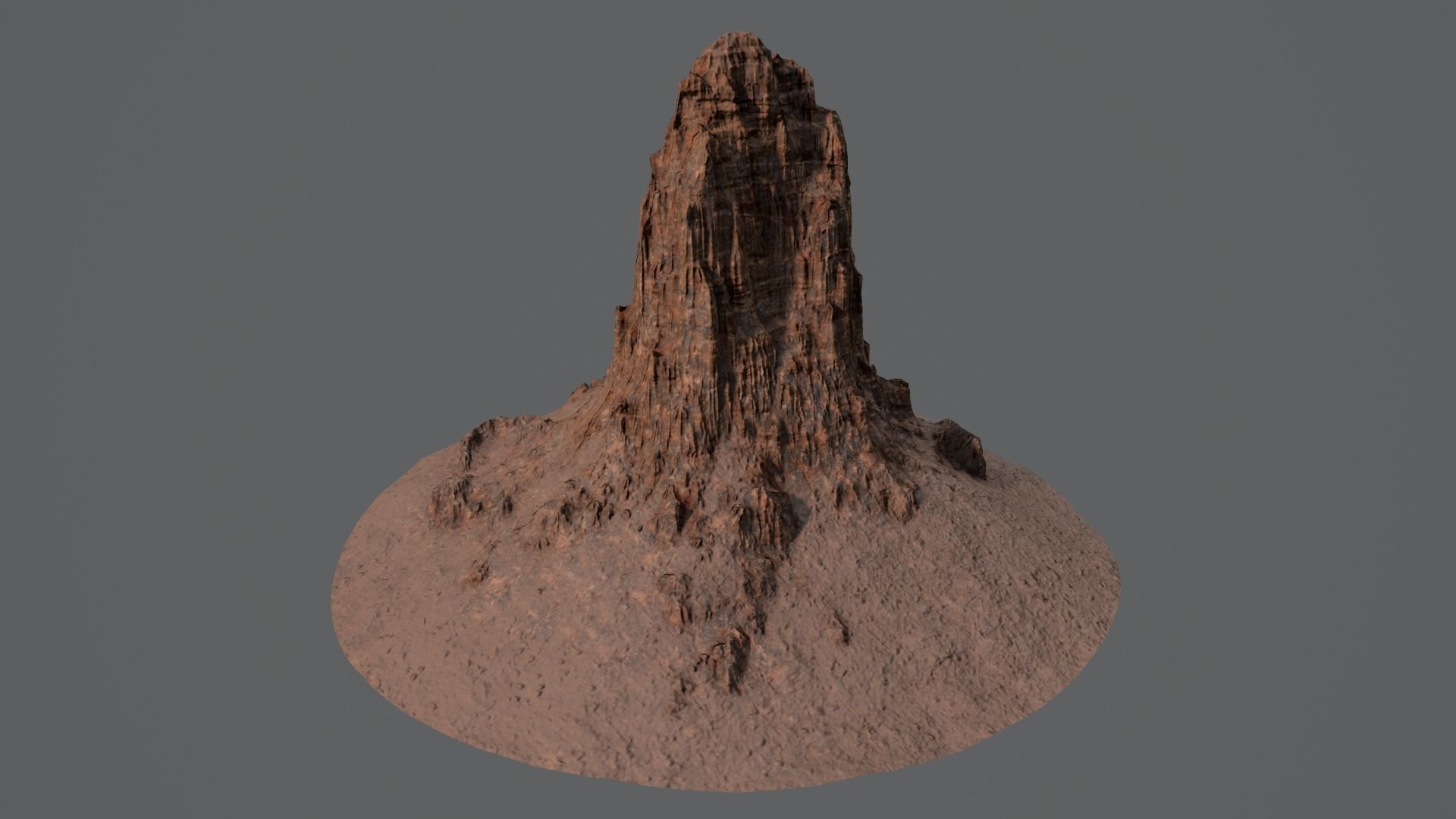 CANYON HILL 2 Game Ready Low-poly 3D model_12