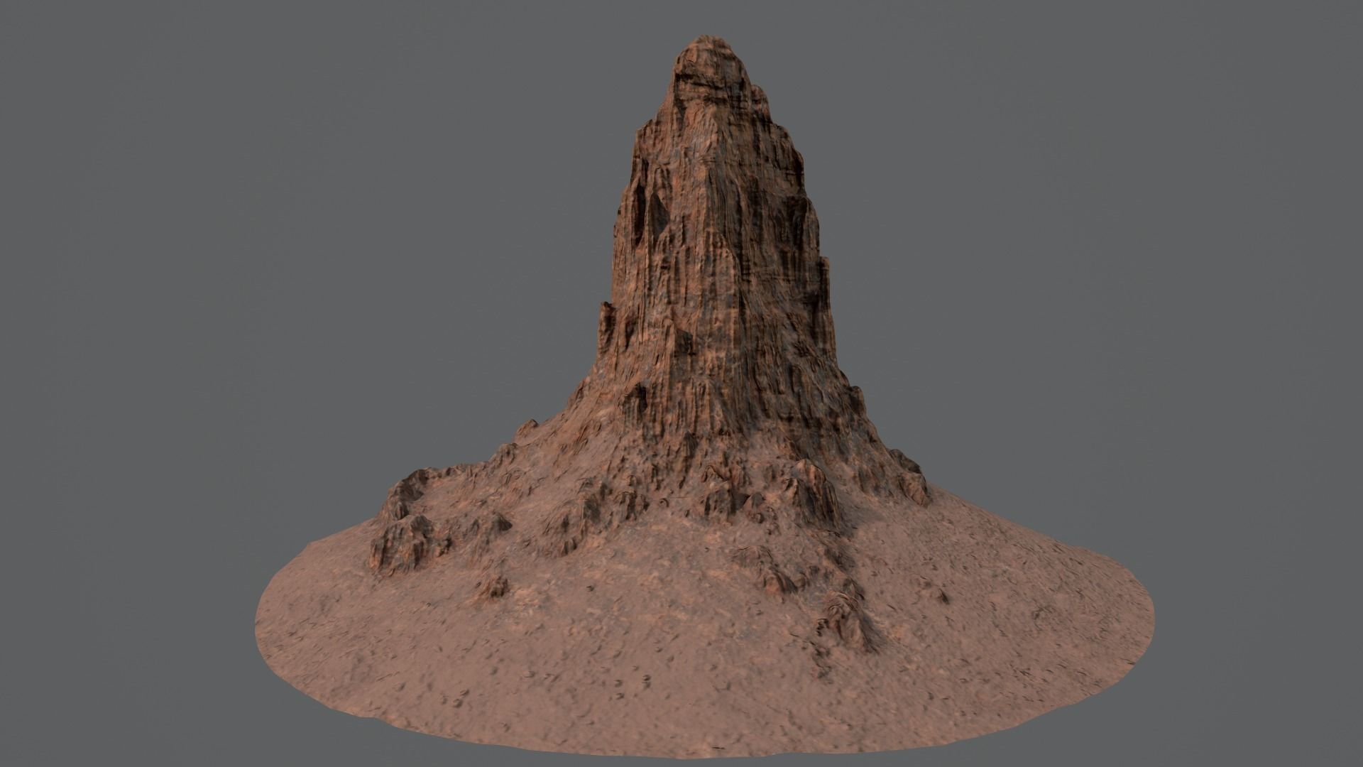 CANYON HILL 2 Game Ready Low-poly 3D model_6