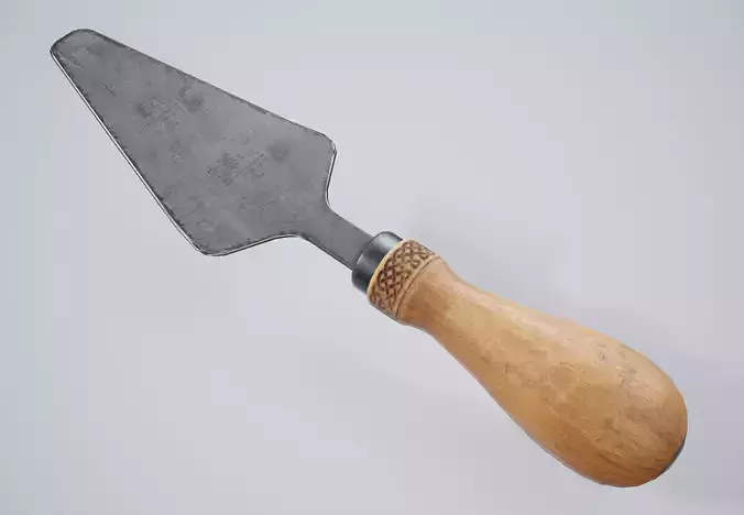 Medieval Cake Server Tool PBR Game Ready