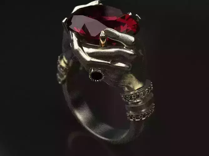 Werbsters  Wrath ring  -  Lucky-lady luck replica 3D print model