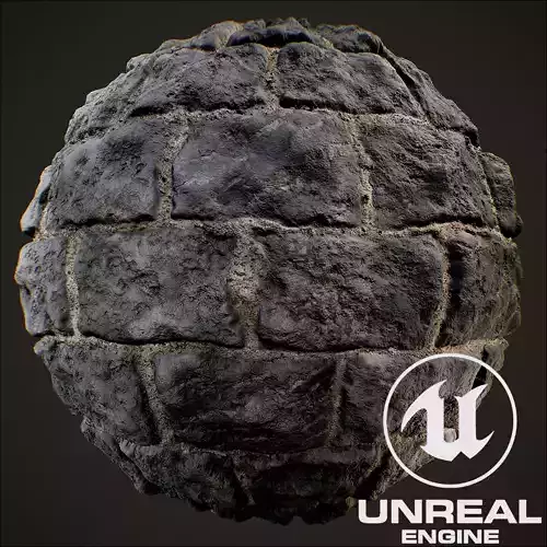 Medieval castle stonewall 