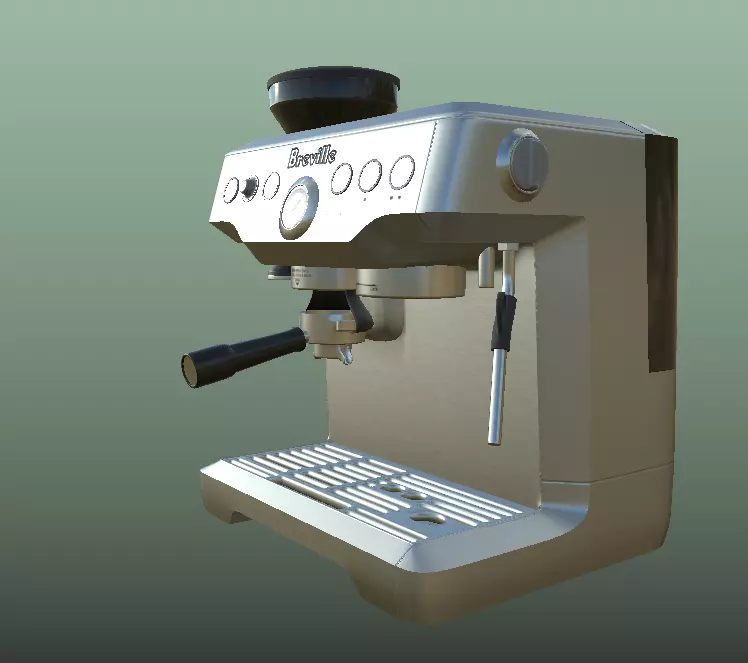 Breville BES870XL Barista Express Espresso Machine 3D model