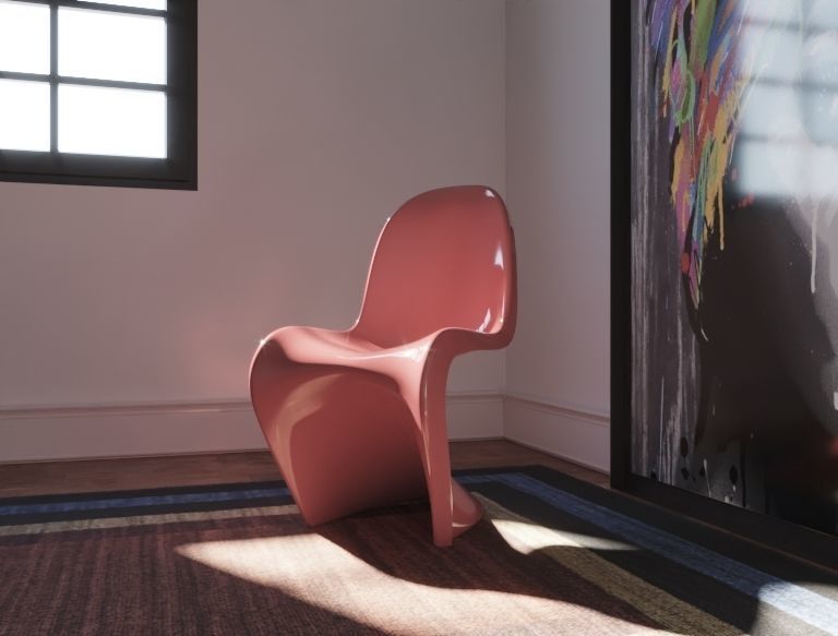 PANTON CHAIR 3D model_1