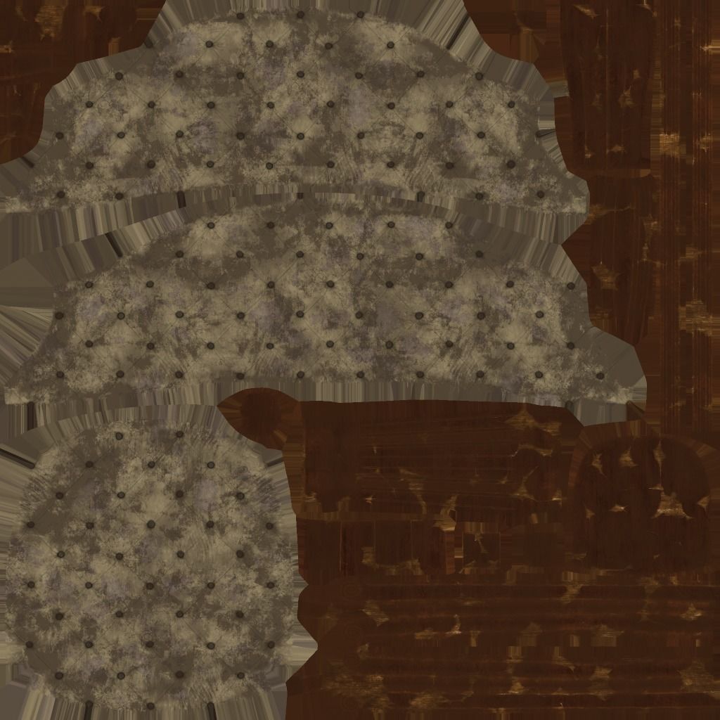 Armchairs Kit Low-poly 3D model_28