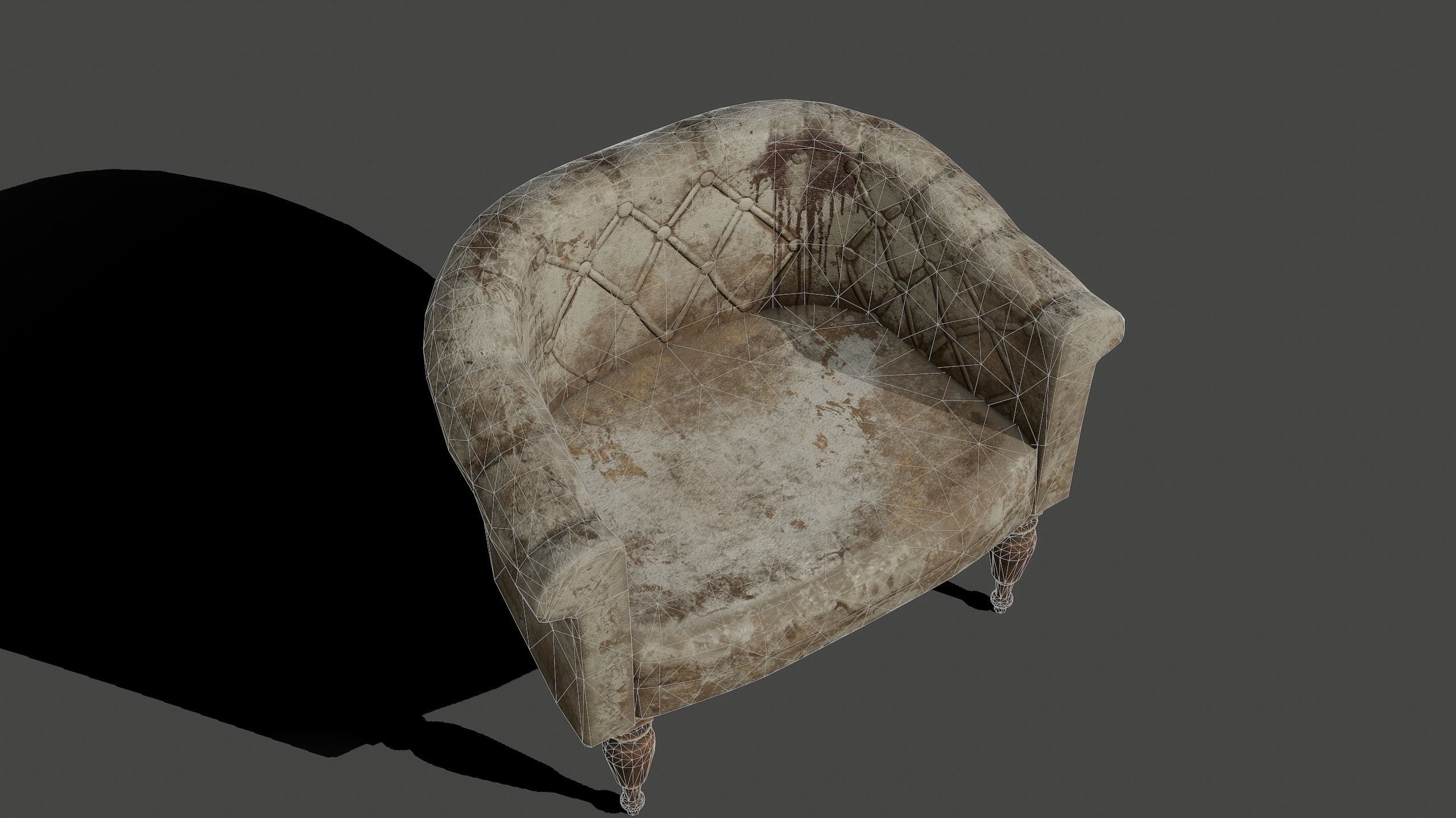 Armchairs Kit Low-poly 3D model_23